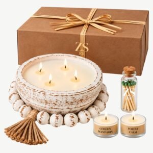 White Vintage Mala Bowl