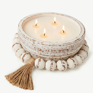 White Vintage Mala Bowl