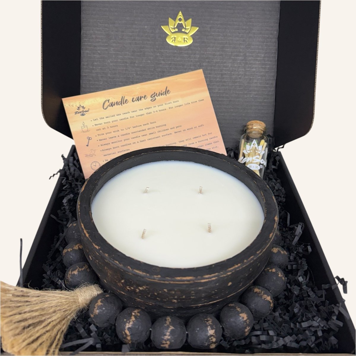 Black Vintage Mala Bowl