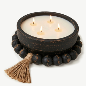 Black Vintage Mala Bowl